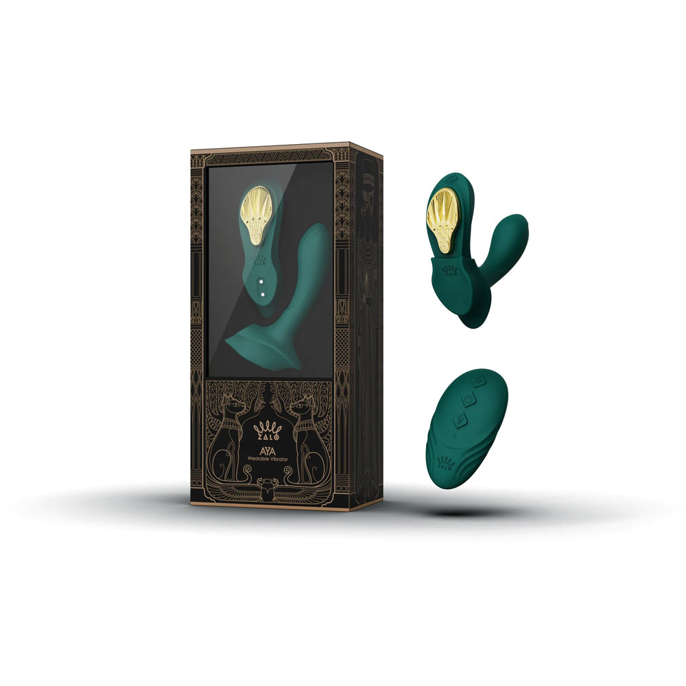 Zalo Legend Series Aya Vibrator - Turquoise Green